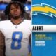 Omarion Hampton Chargers Injured Reserve Steelers Chargers October 6